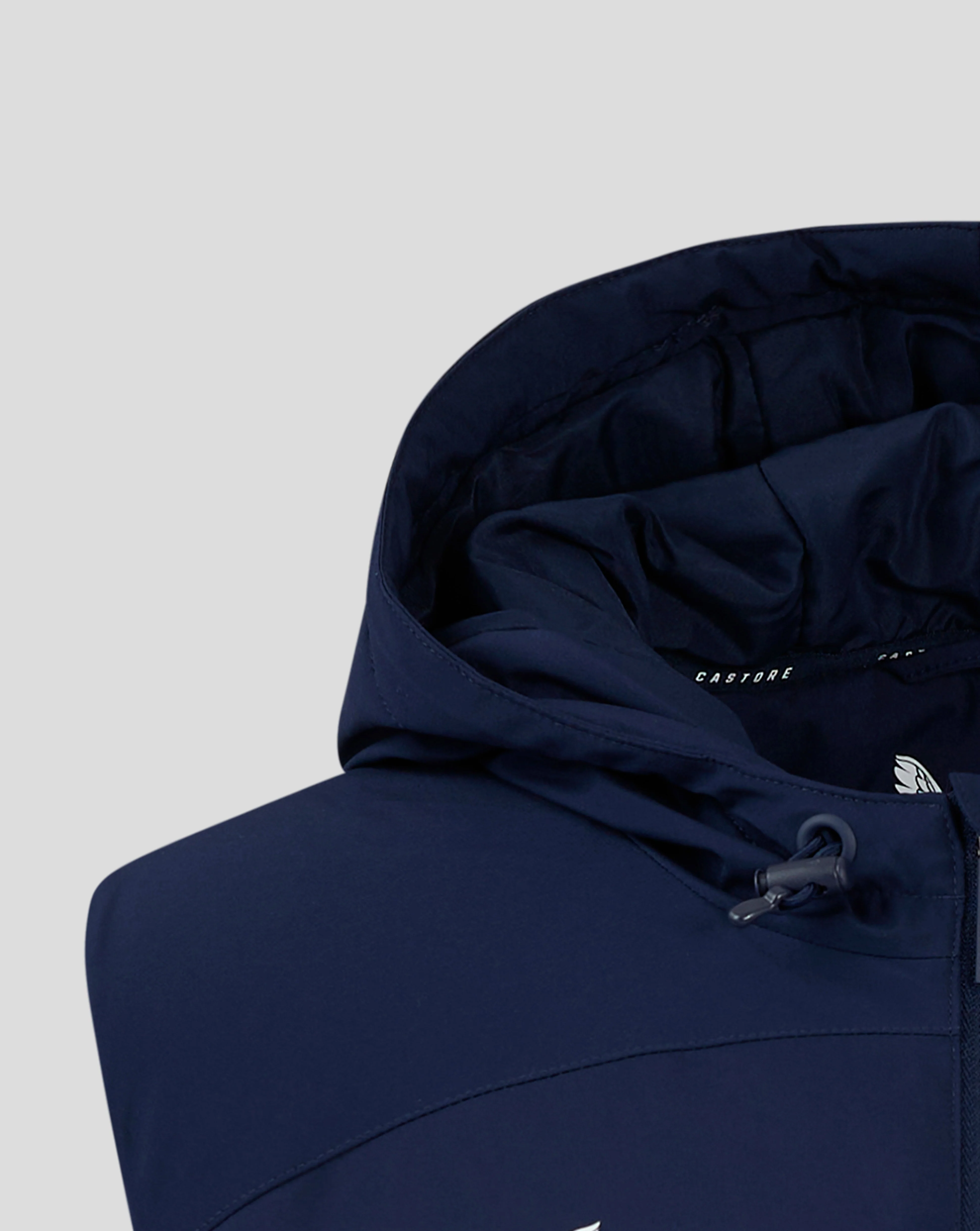 Mens Padded Gilet With Hood - Peacoat - Image 4