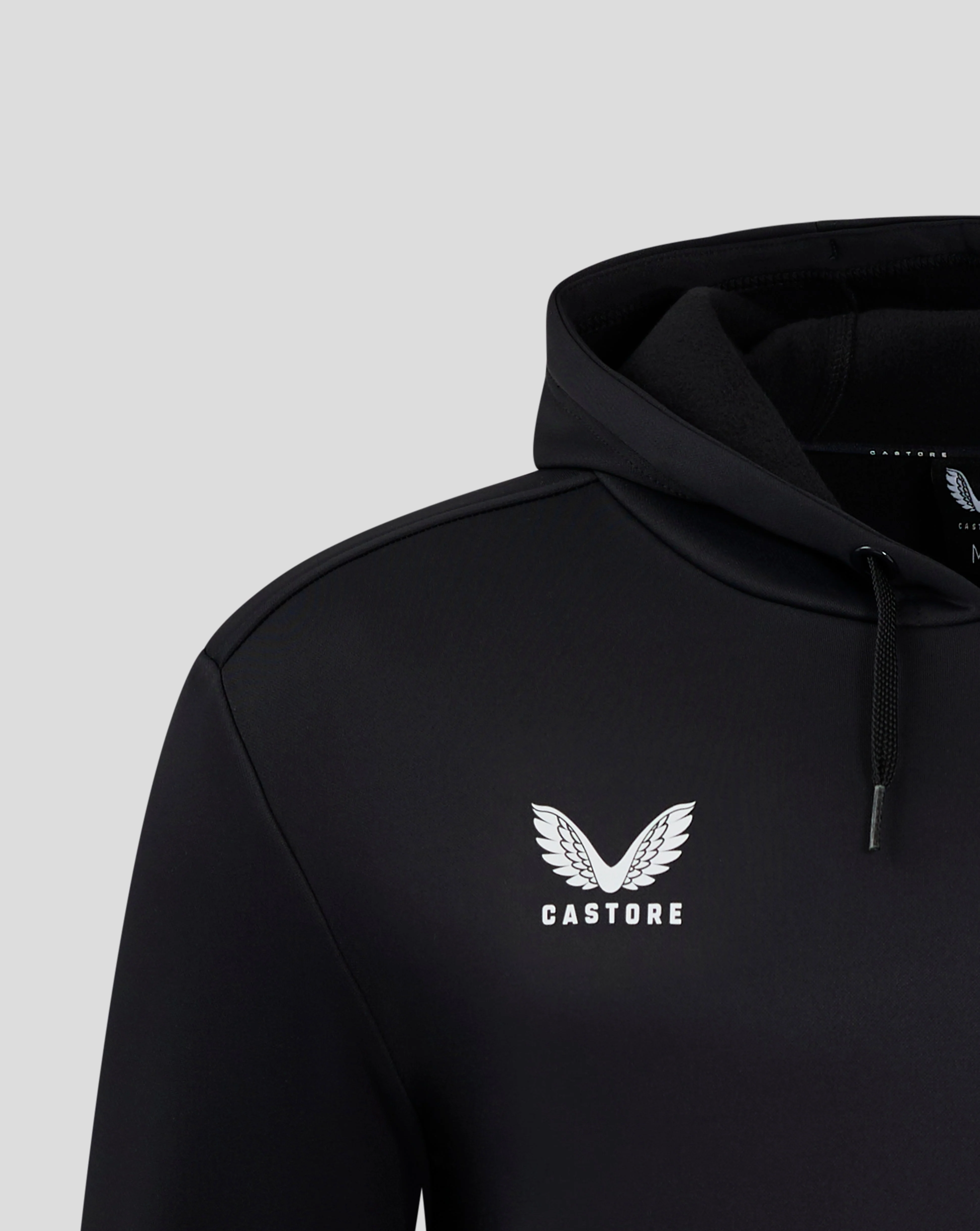 Mens Performance Overhead Hoodie - Caviar - Image 3