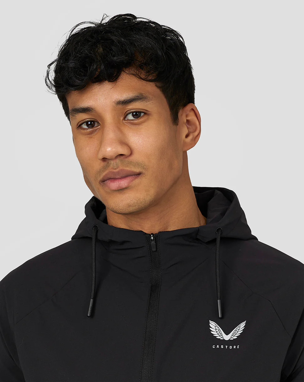 Men's Active Lightweight Woven Jacket - Black - Image 4