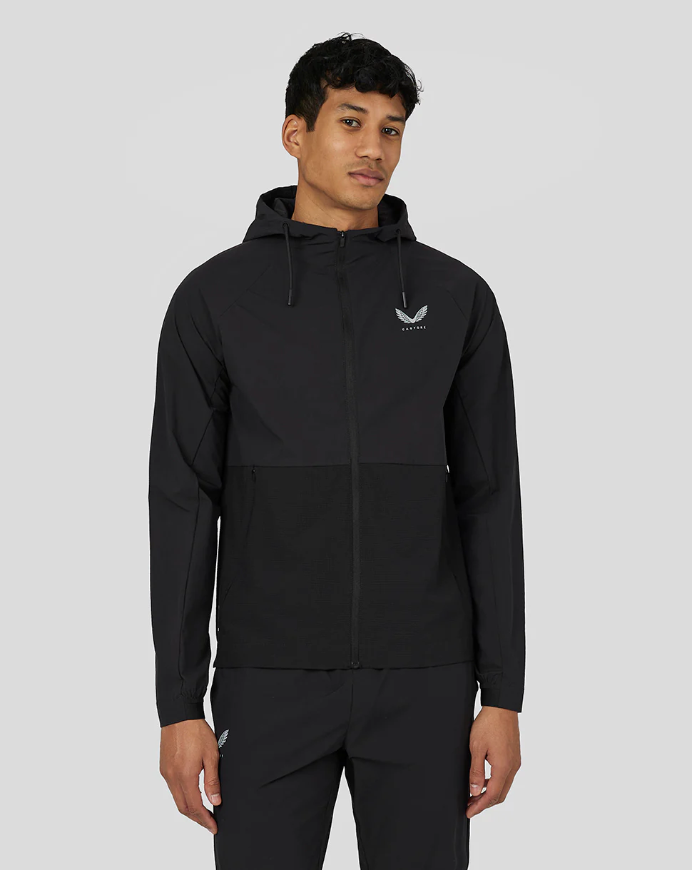 Men's Active Lightweight Woven Jacket - Black - Image 6