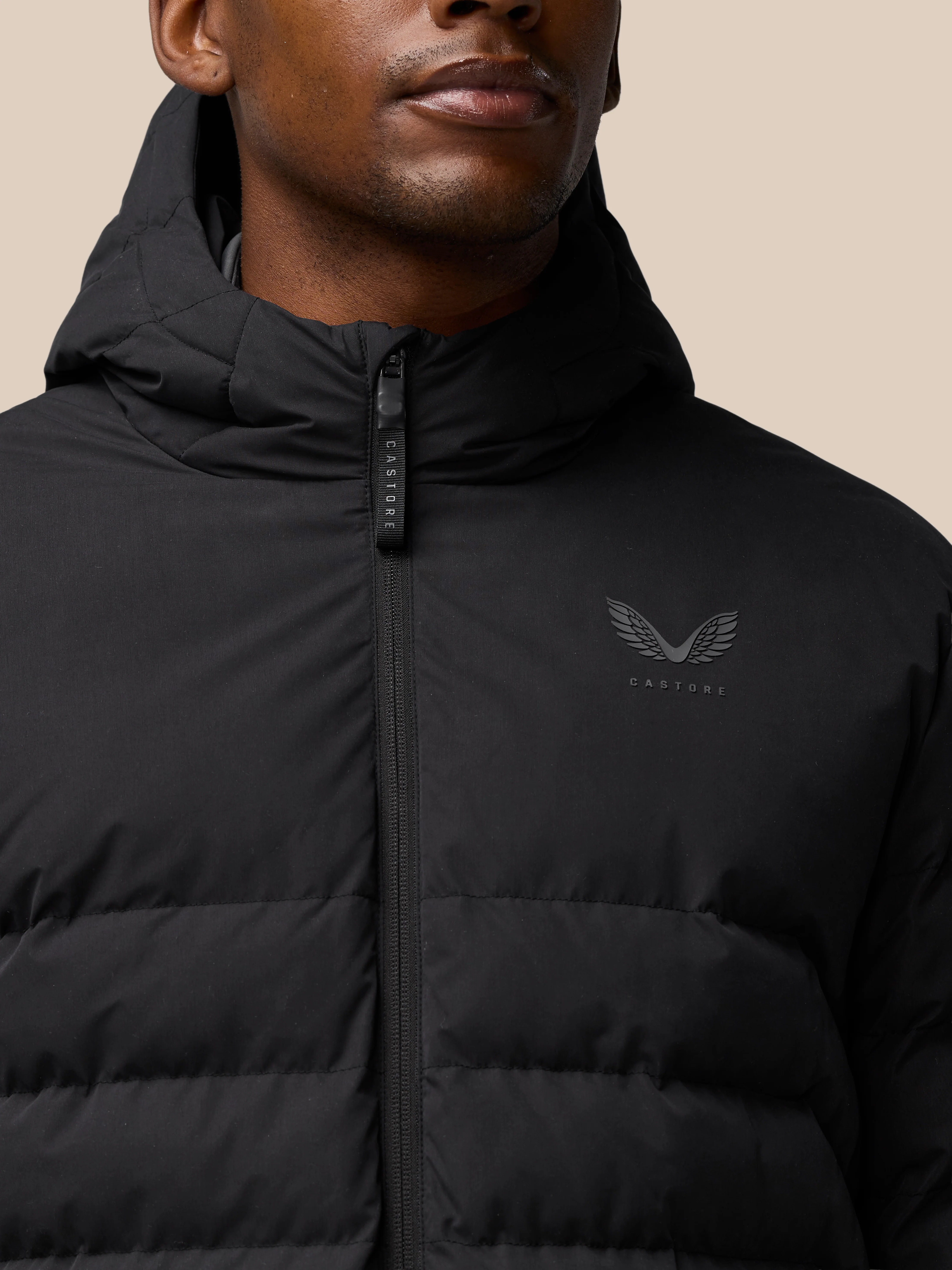 Lightweight Puffer Jacket - Black - Image 5