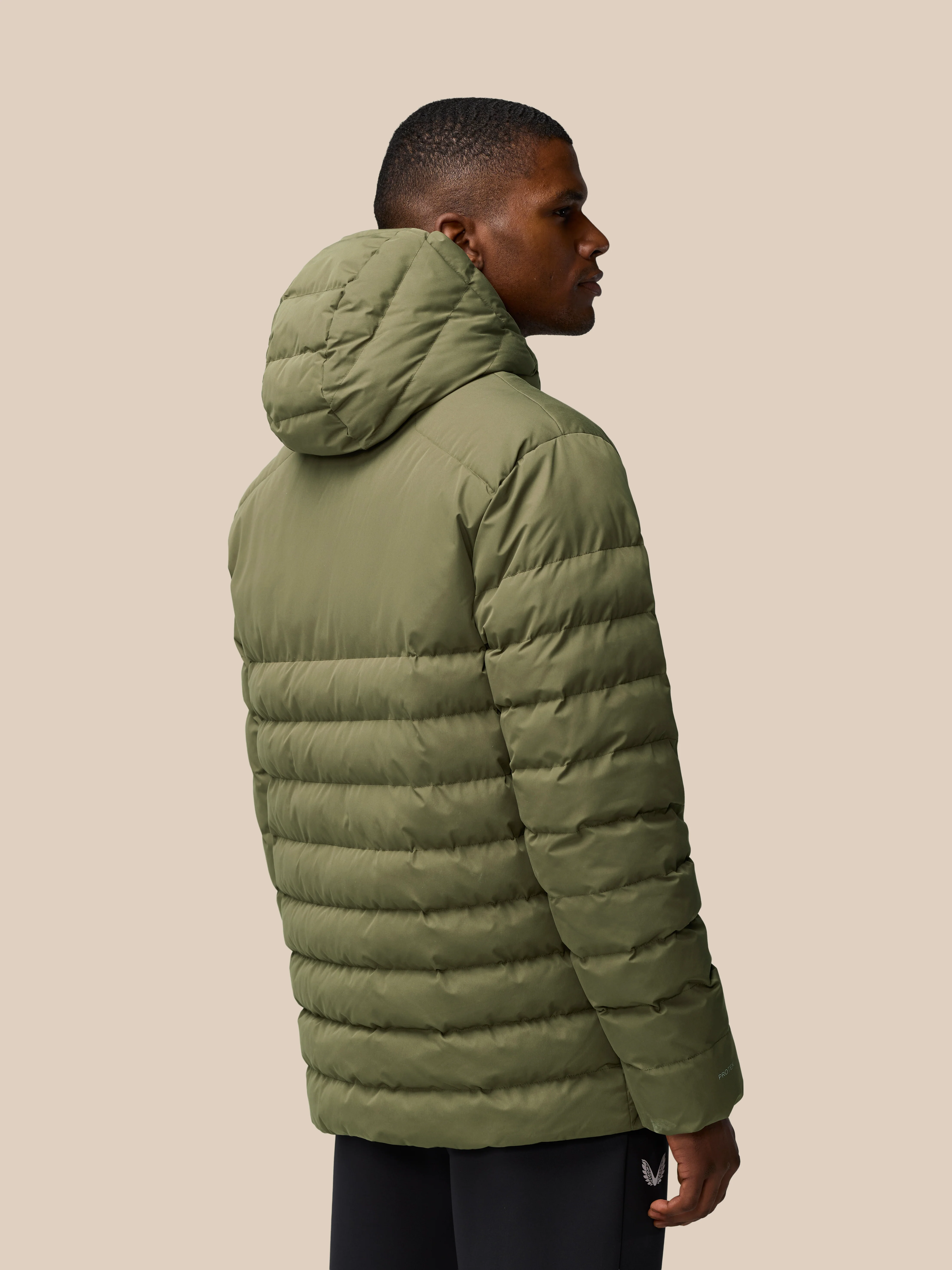 Lightweight Puffer Jacket - Ivy Green - Image 2