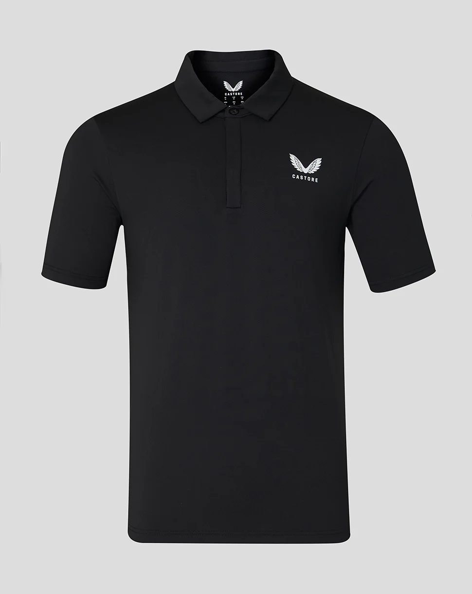 Short Sleeve Men's Polo - Black