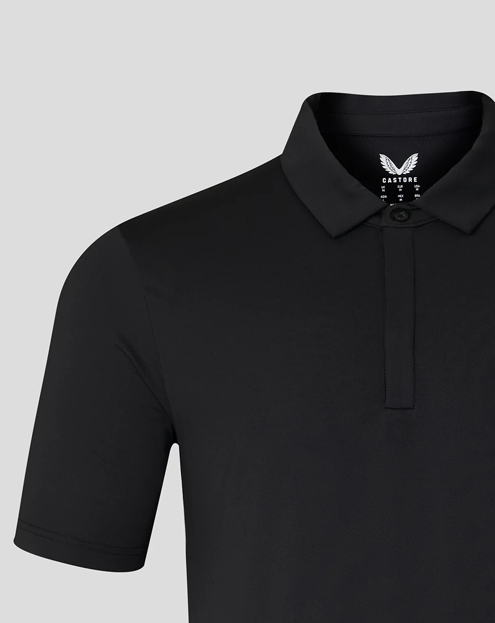 Short Sleeve Men's Polo - Black - Image 3