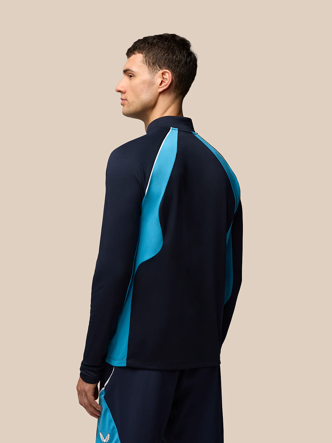 Tennis Long Sleeve Top - Navy - Image 2