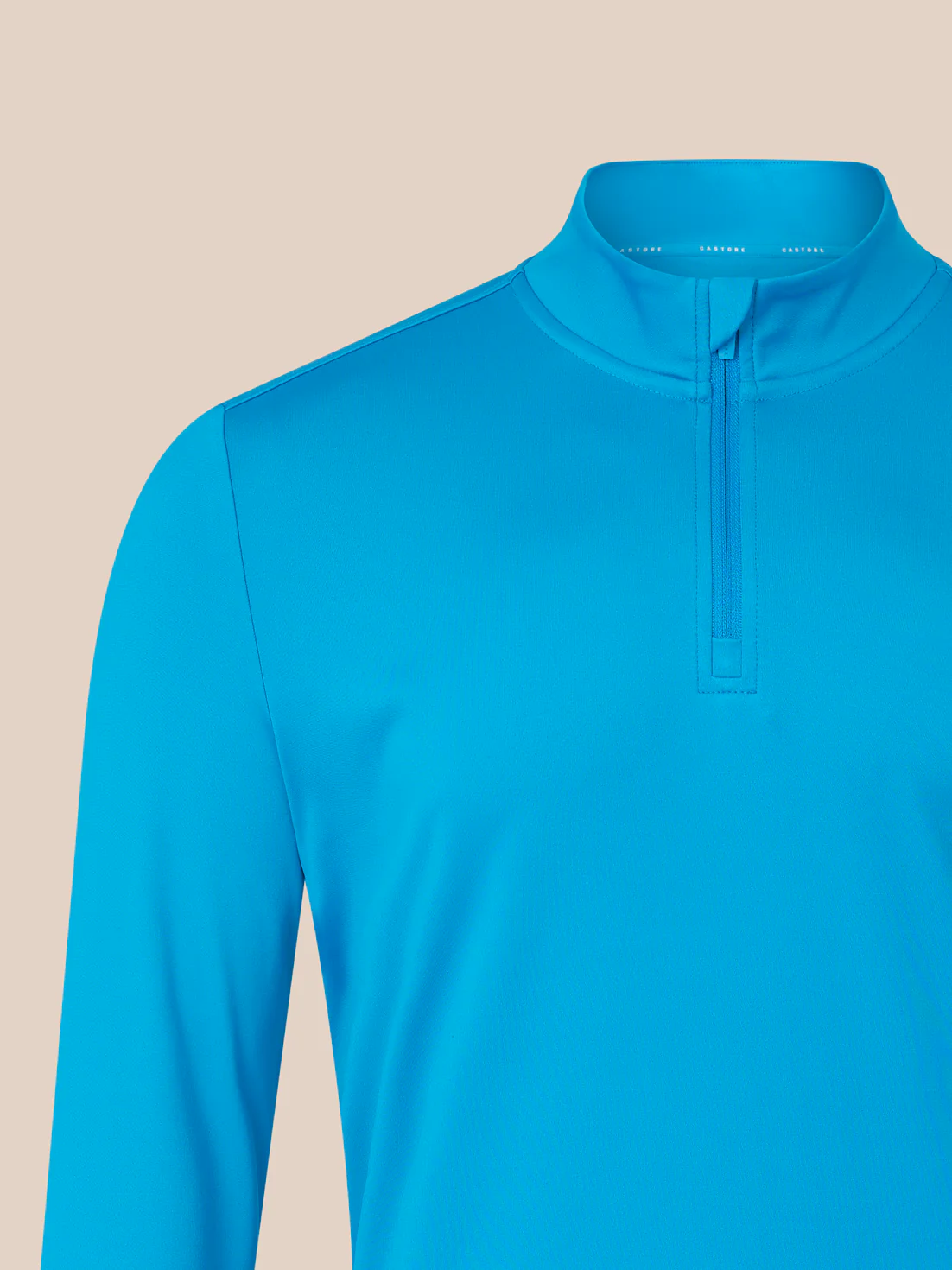 Men's Training Quarter Zip Long Sleeve Top - Blue - Image 3