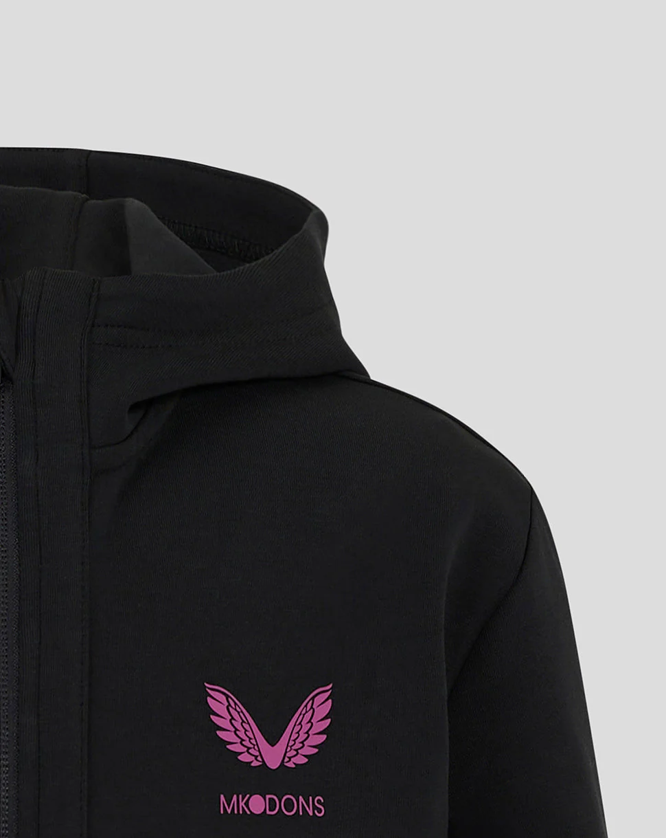 Mk Dons Junior 24/25 Hooded Travel Jacket - Image 5
