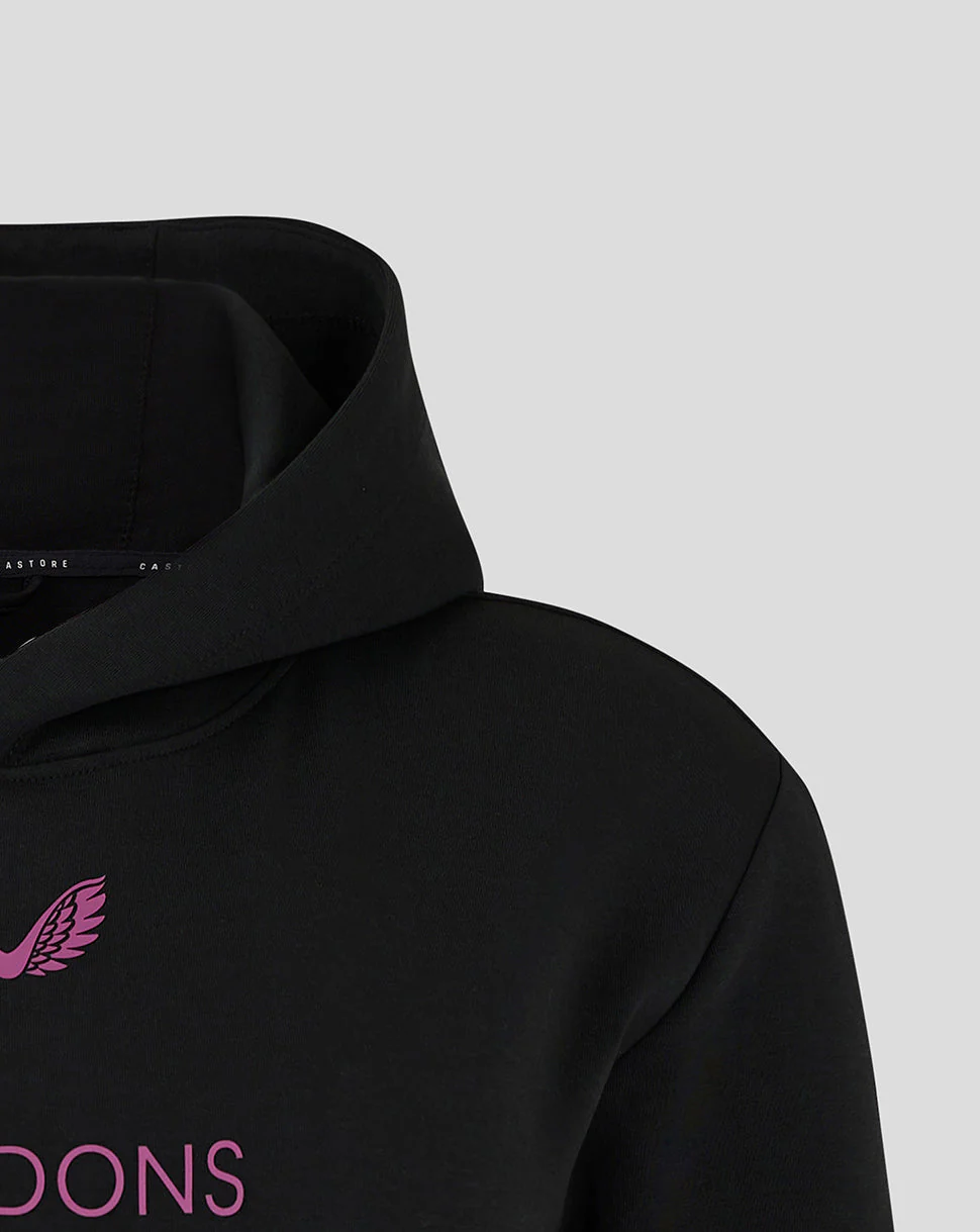Mk Dons Women's 24/25 Travel Logo Hoody - Image 4