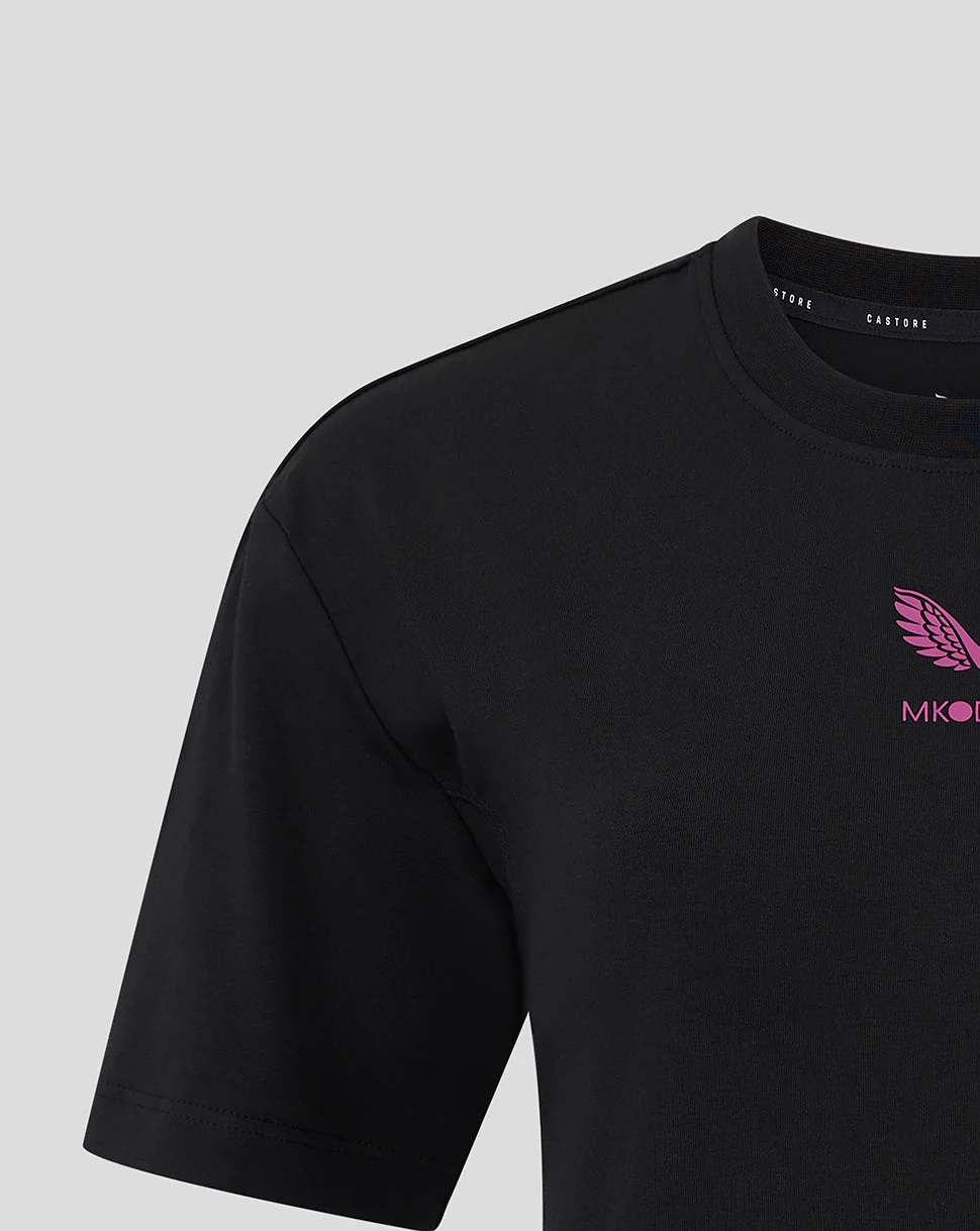 Mk Dons Women's 24/25 Travel T-Shirt - Image 4