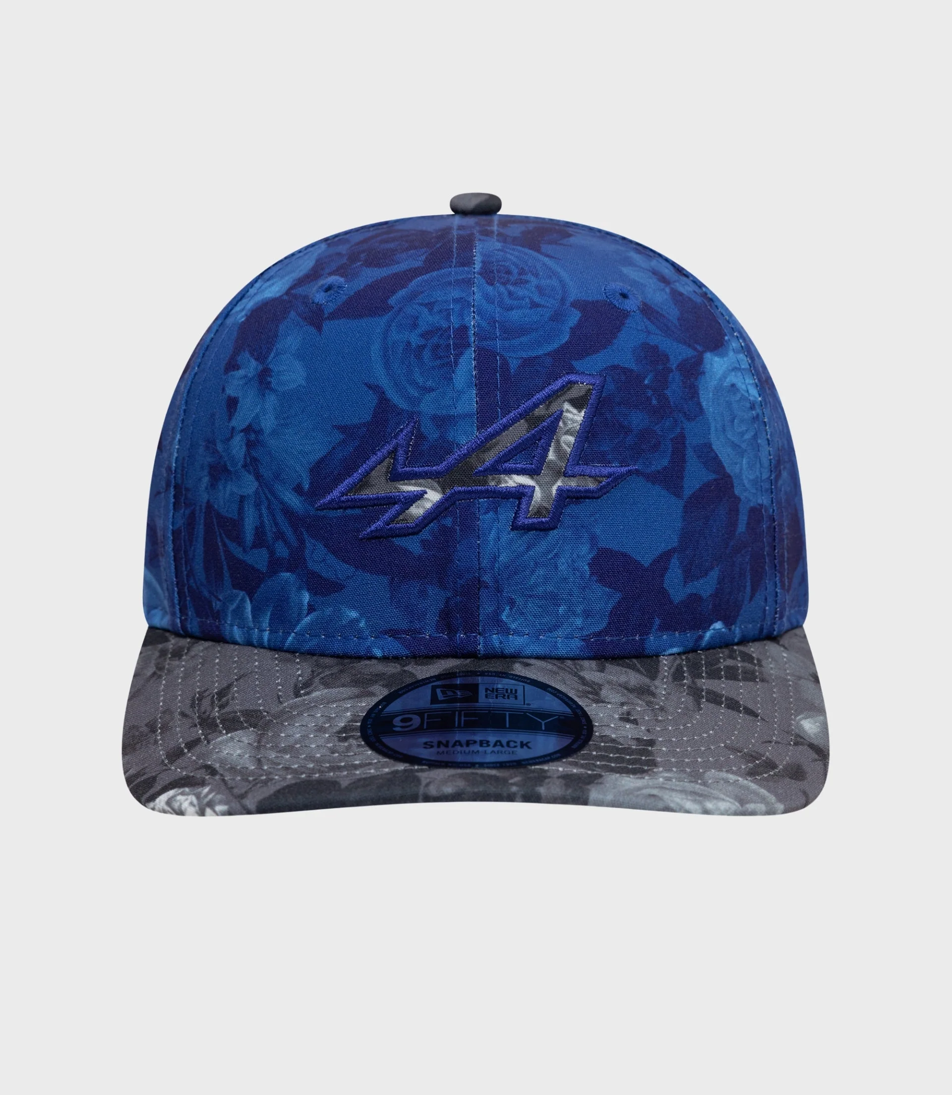 New Era Alpine Tonal Floral 9Fifty® Pre-Curve Cap - Navy - Image 2