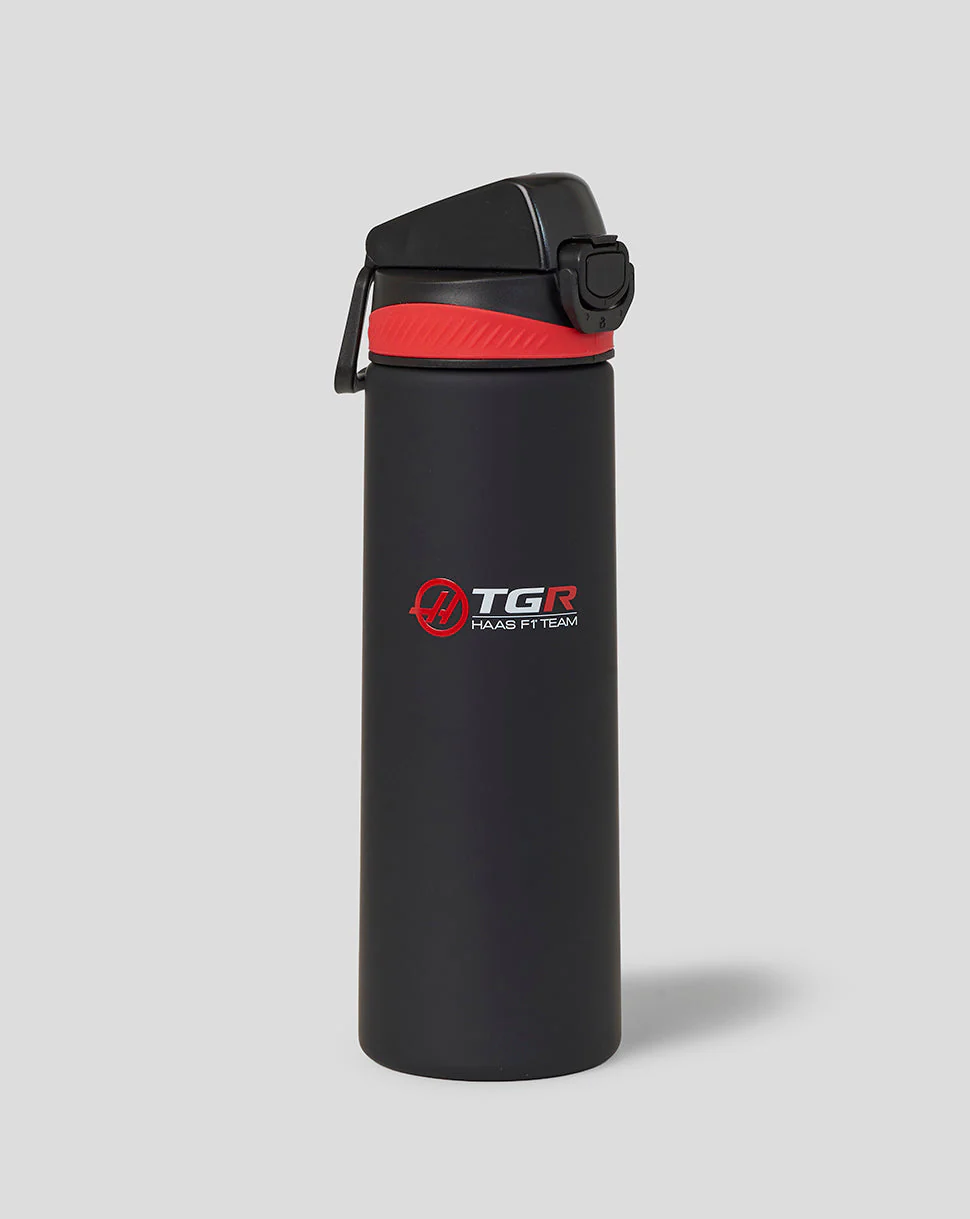 Official Haas Team 750ml Water Bottle - Black