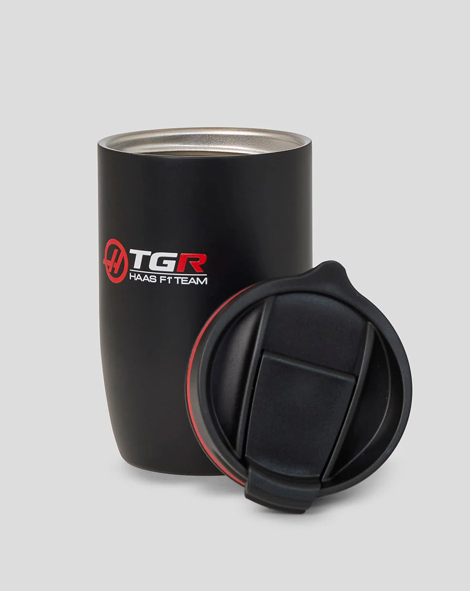 Official Haas Team Travel Coffee Cup - Black - Image 3