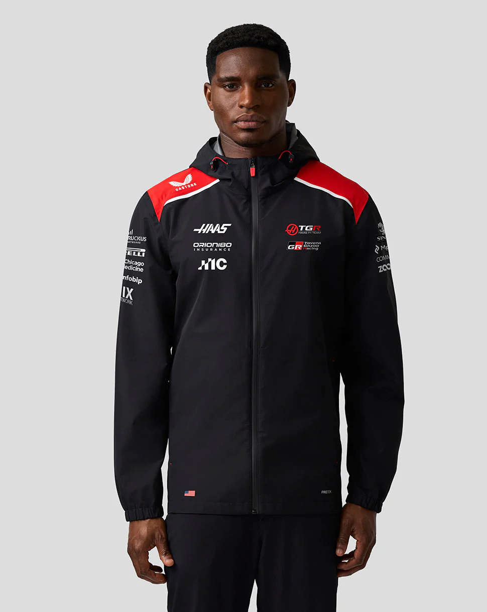 Official Haas Team Unisex Water Resistant Jacket