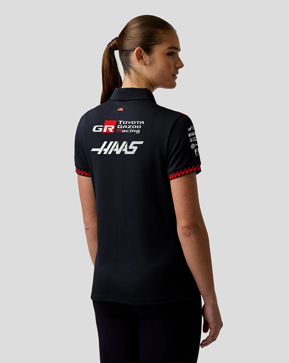 Official Haas Team Women's Short Sleeve Polo Shirt - Image 2