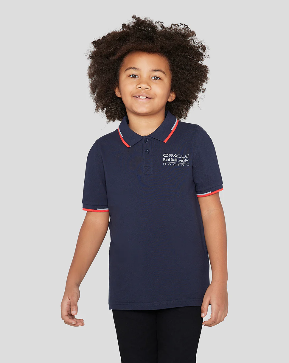 Oracle Red Bull Racing Junior Core Polo - Night Sky - Image 2