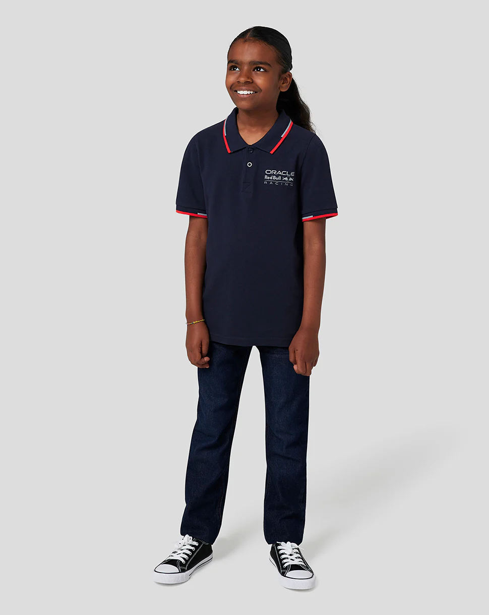 Oracle Red Bull Racing Junior Core Polo - Night Sky - Image 5