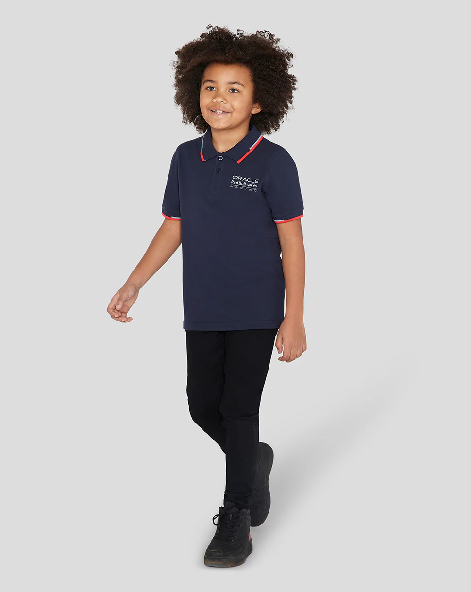 Oracle Red Bull Racing Junior Core Polo - Night Sky - Image 8