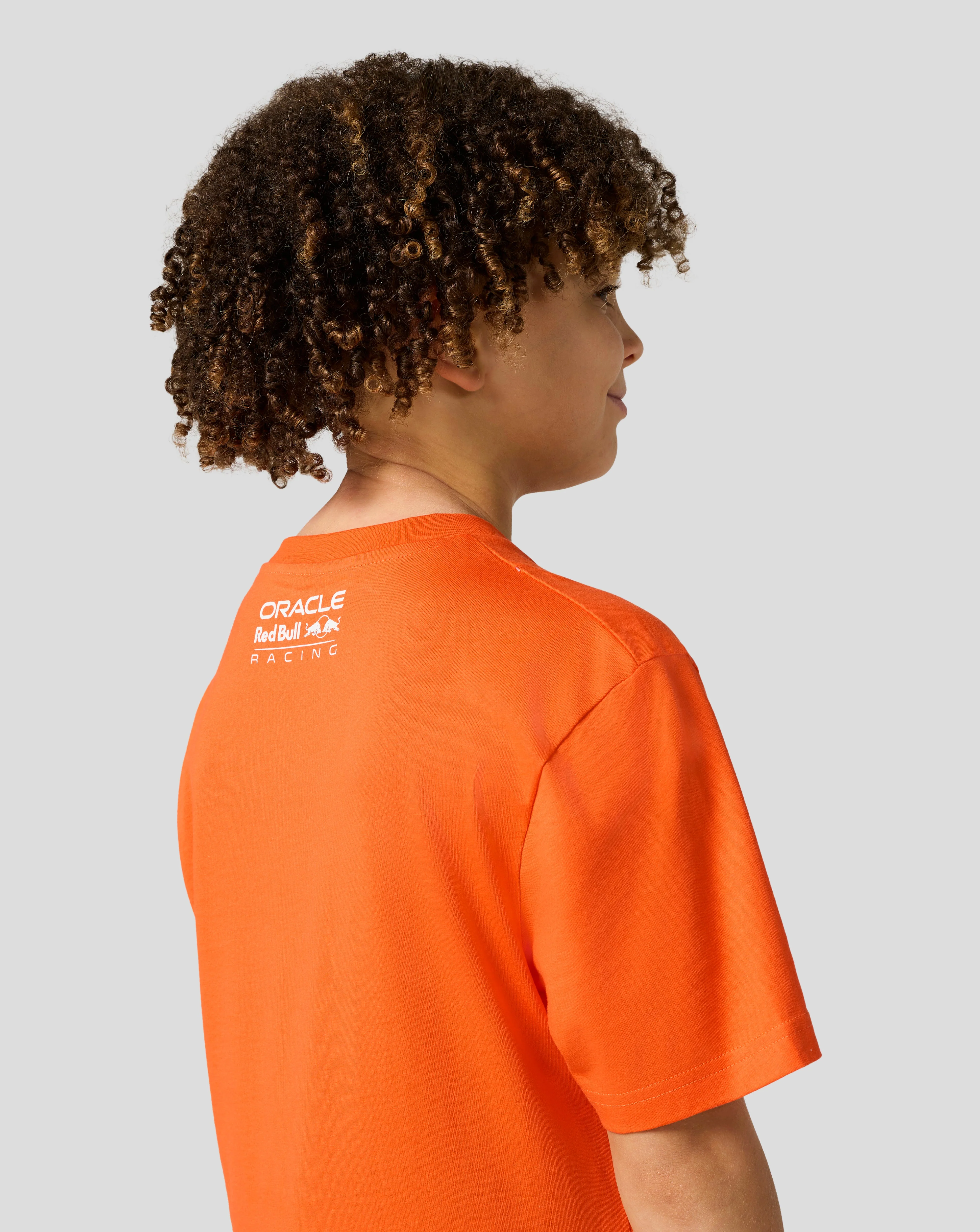 Oracle Red Bull Racing Junior Max Verstappen Puzzle T-Shirt - Exotic Orange - Image 9