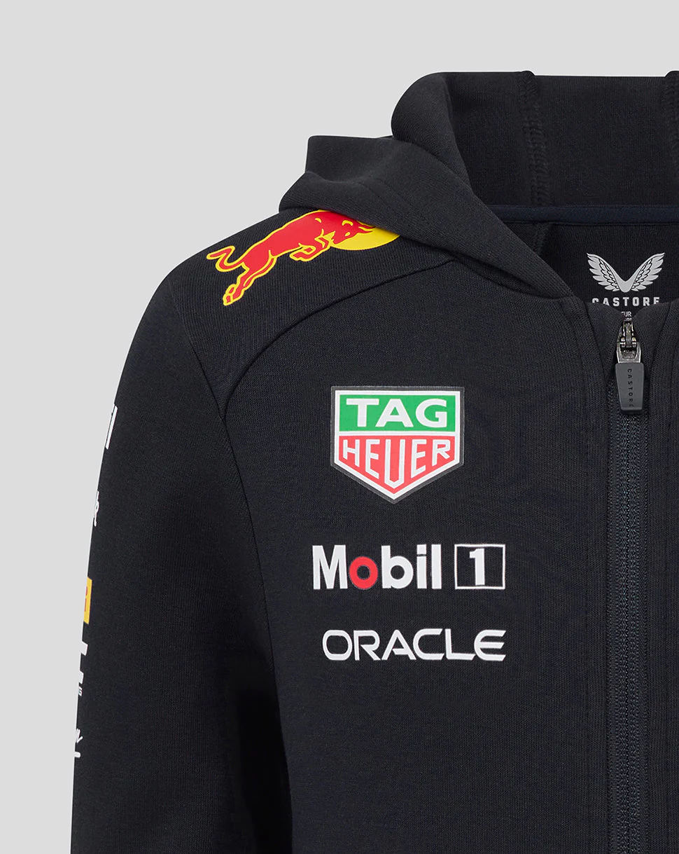 Oracle Red Bull Racing Junior Teamline Zip Hoodie - Night Sky - Image 6