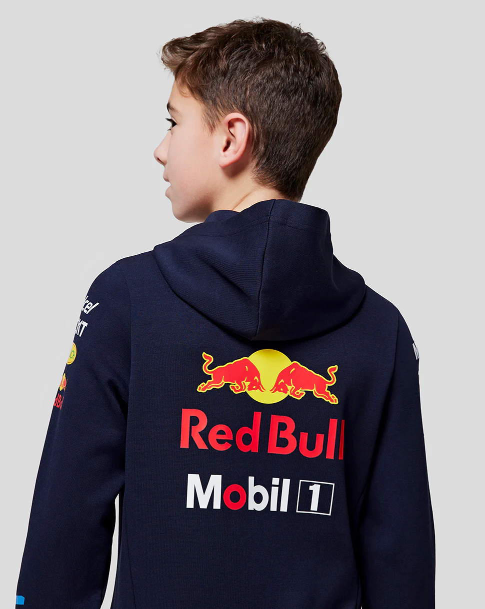 Oracle Red Bull Racing Junior Official Teamline Pullover Hoodie - Night Sky - Image 8