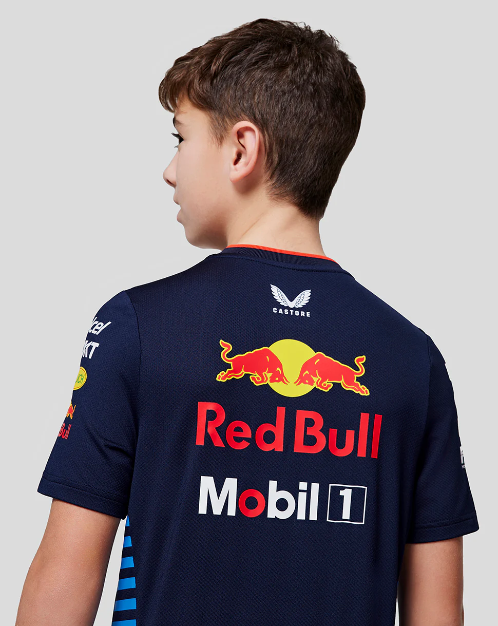 Oracle Red Bull Racing Junior Official Teamline Set Up Tee - Night Sky - Image 10