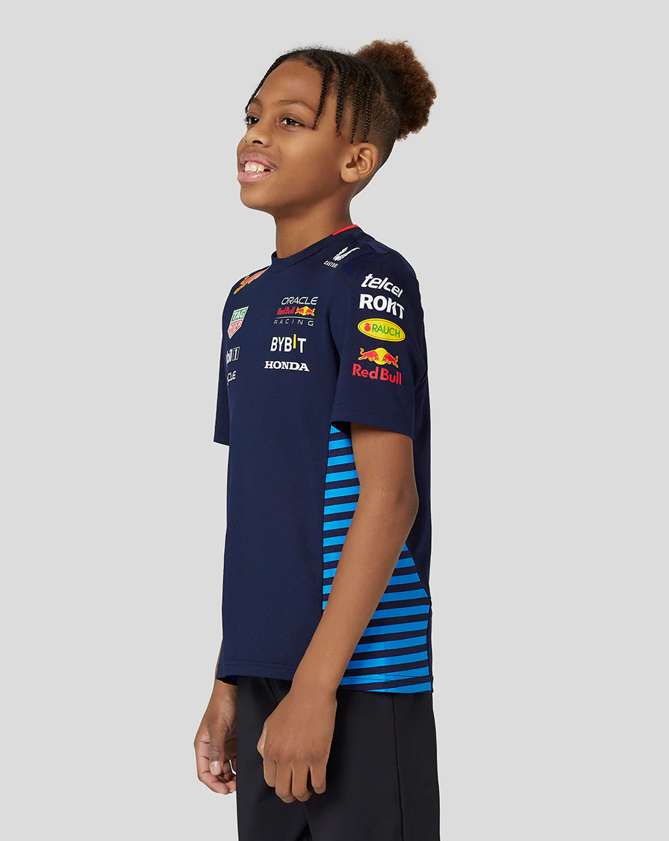 Oracle Red Bull Racing Junior Official Teamline Set Up Tee - Night Sky - Image 11