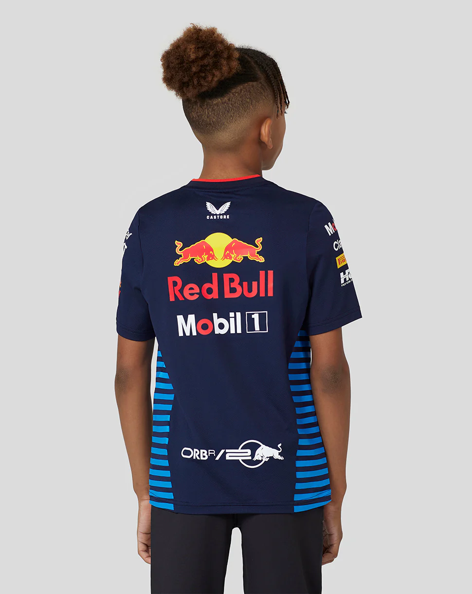 Oracle Red Bull Racing Junior Official Teamline Set Up Tee - Night Sky - Image 12