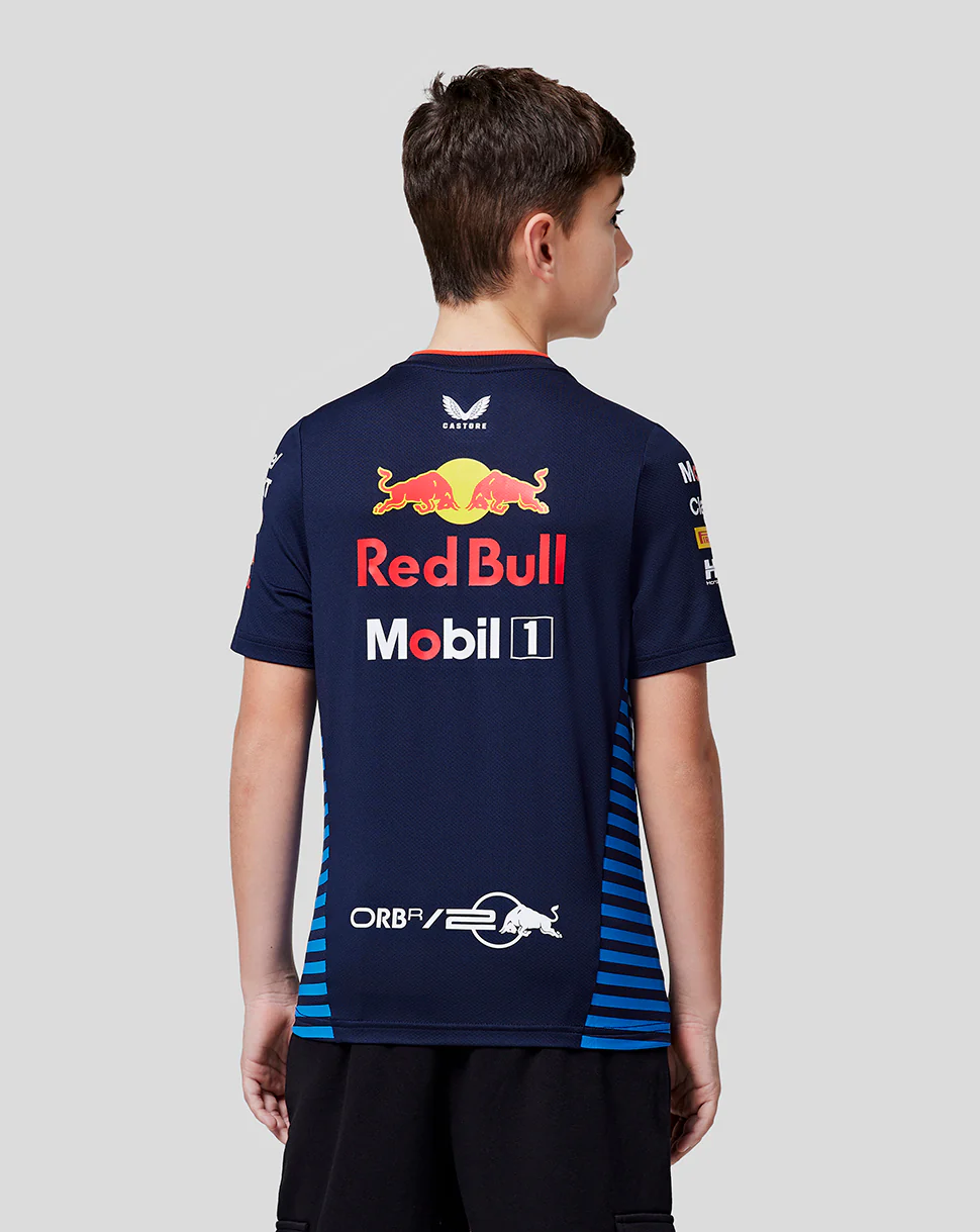 Oracle Red Bull Racing Junior Official Teamline Set Up Tee - Night Sky - Image 2