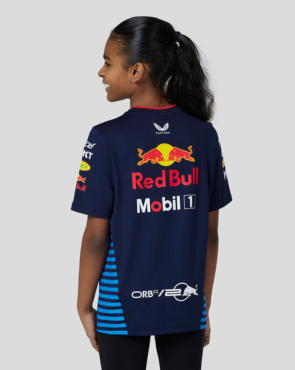 Oracle Red Bull Racing Junior Official Teamline Set Up Tee - Night Sky - Image 4