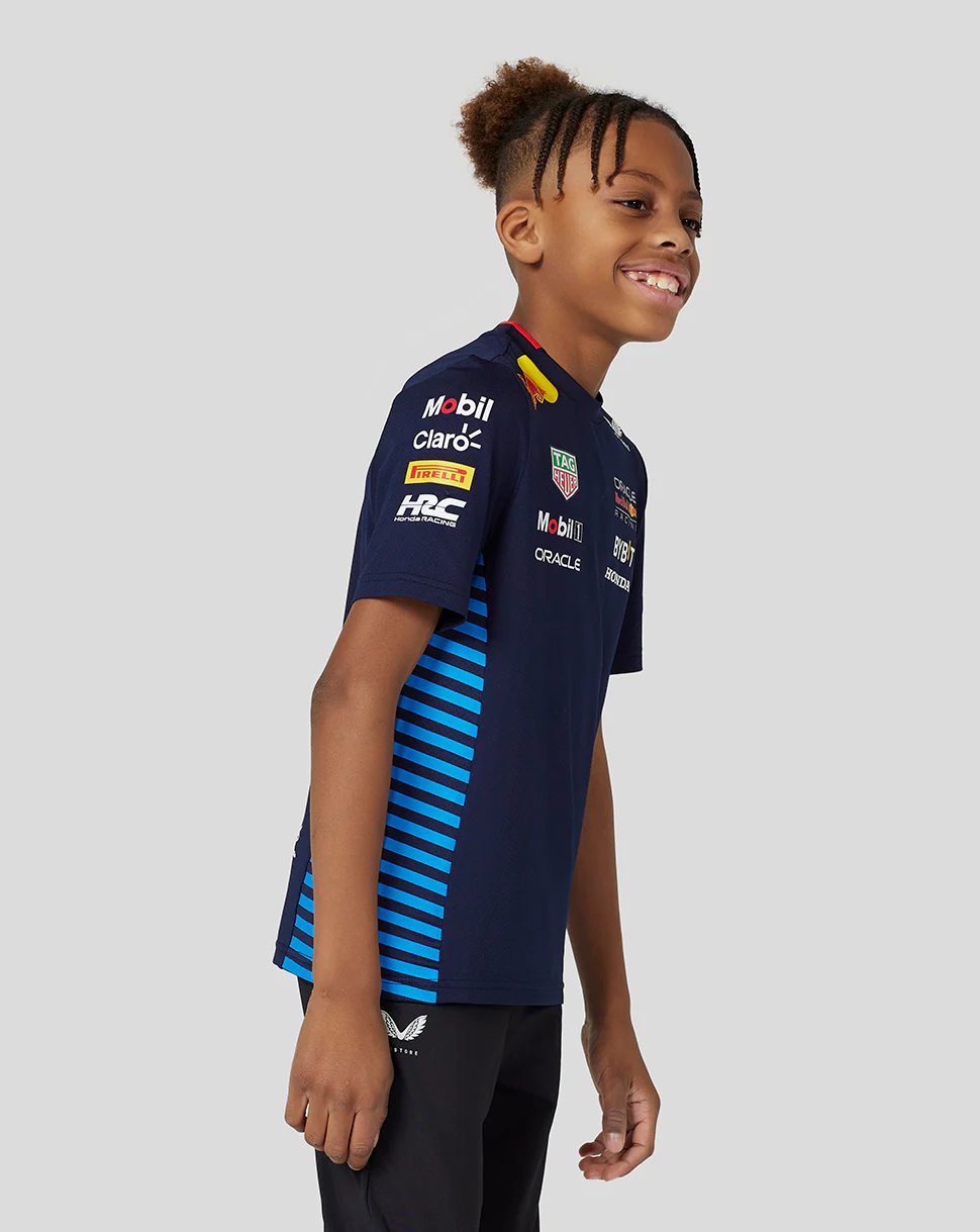 Oracle Red Bull Racing Junior Official Teamline Set Up Tee - Night Sky - Image 5