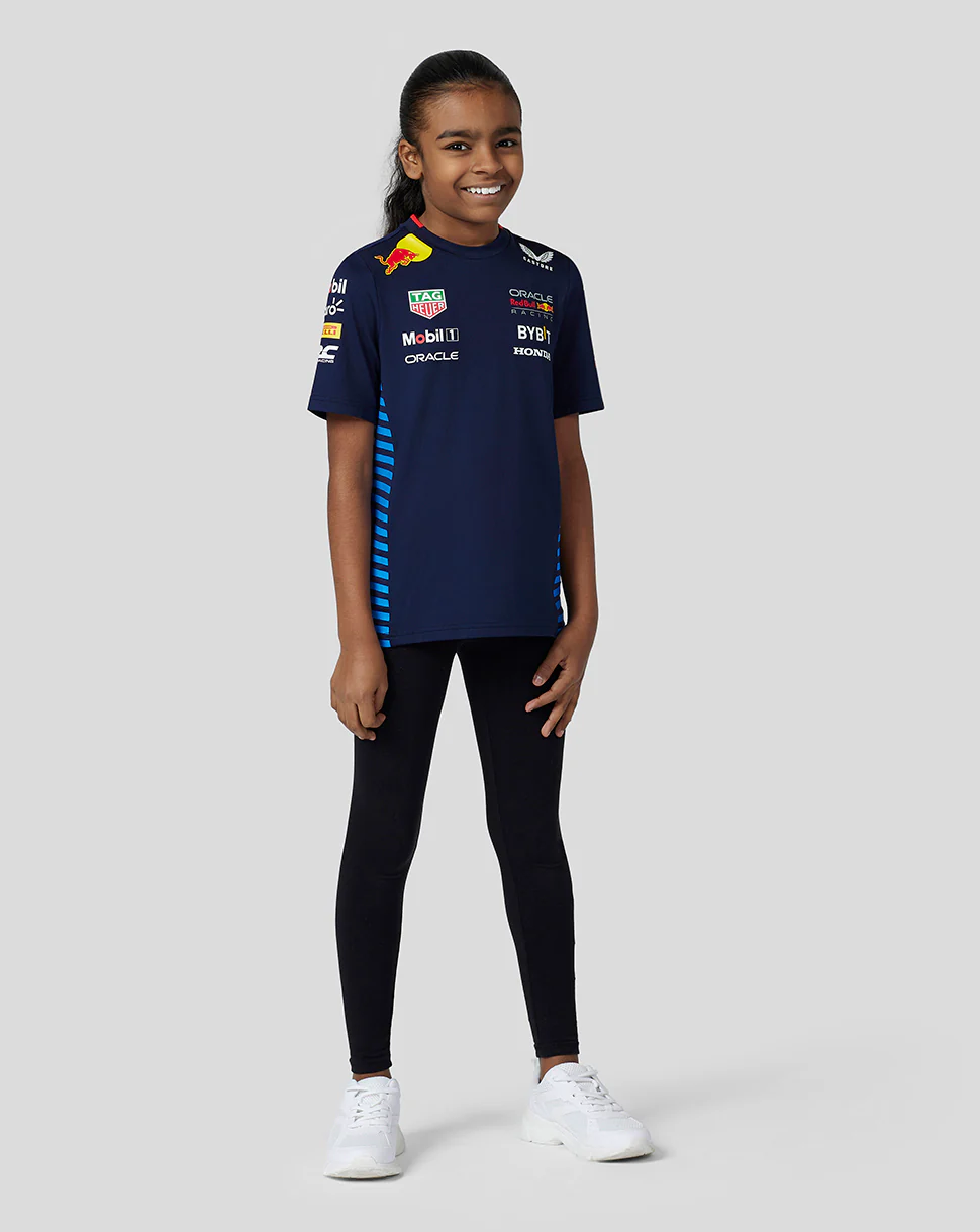 Oracle Red Bull Racing Junior Official Teamline Set Up Tee - Night Sky - Image 6