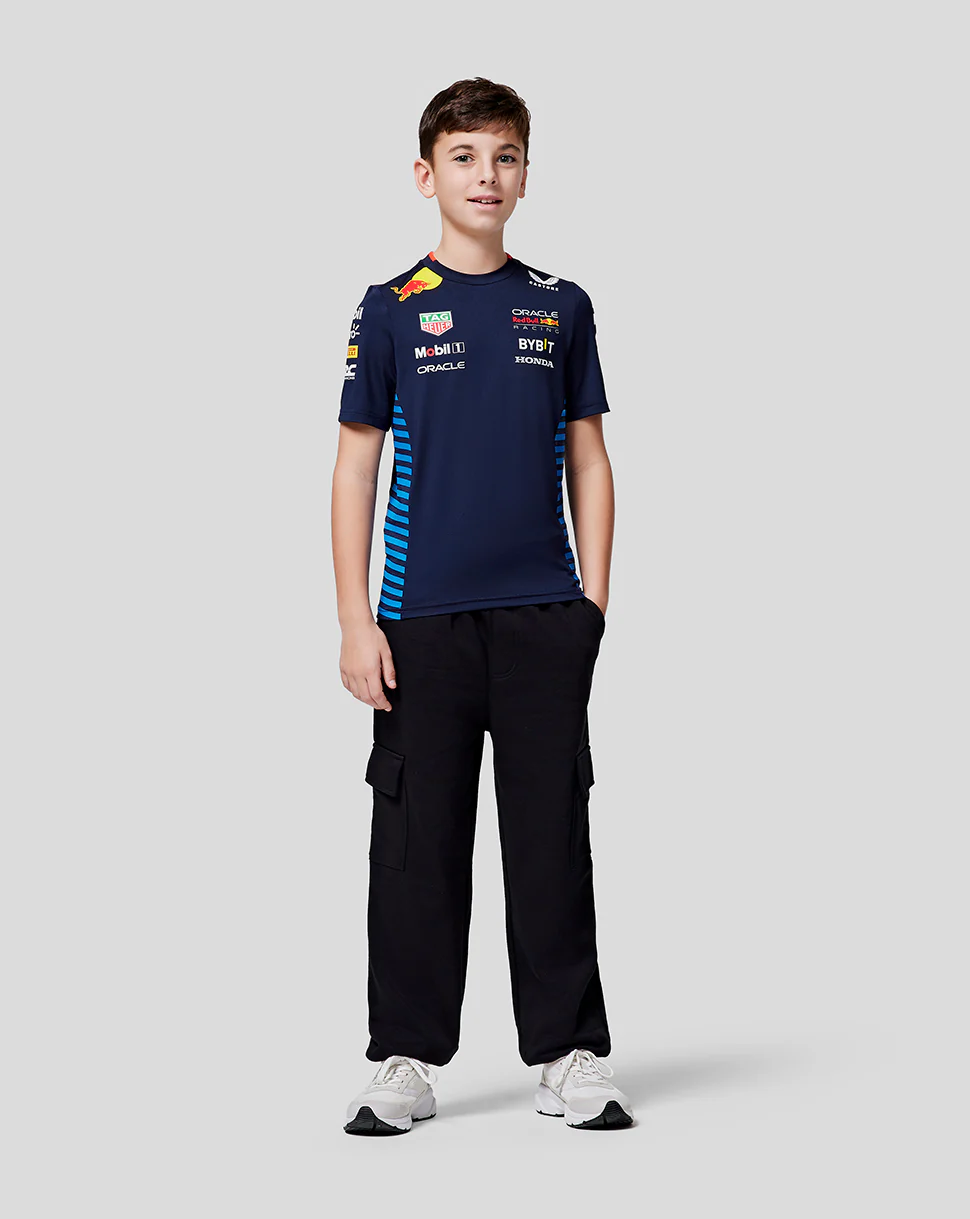 Oracle Red Bull Racing Junior Official Teamline Set Up Tee - Night Sky - Image 7