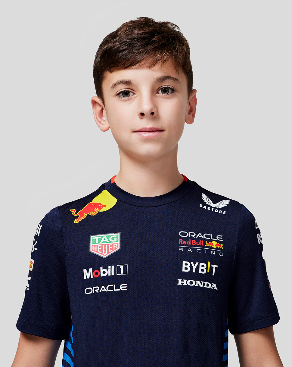 Oracle Red Bull Racing Junior Official Teamline Set Up Tee - Night Sky - Image 9