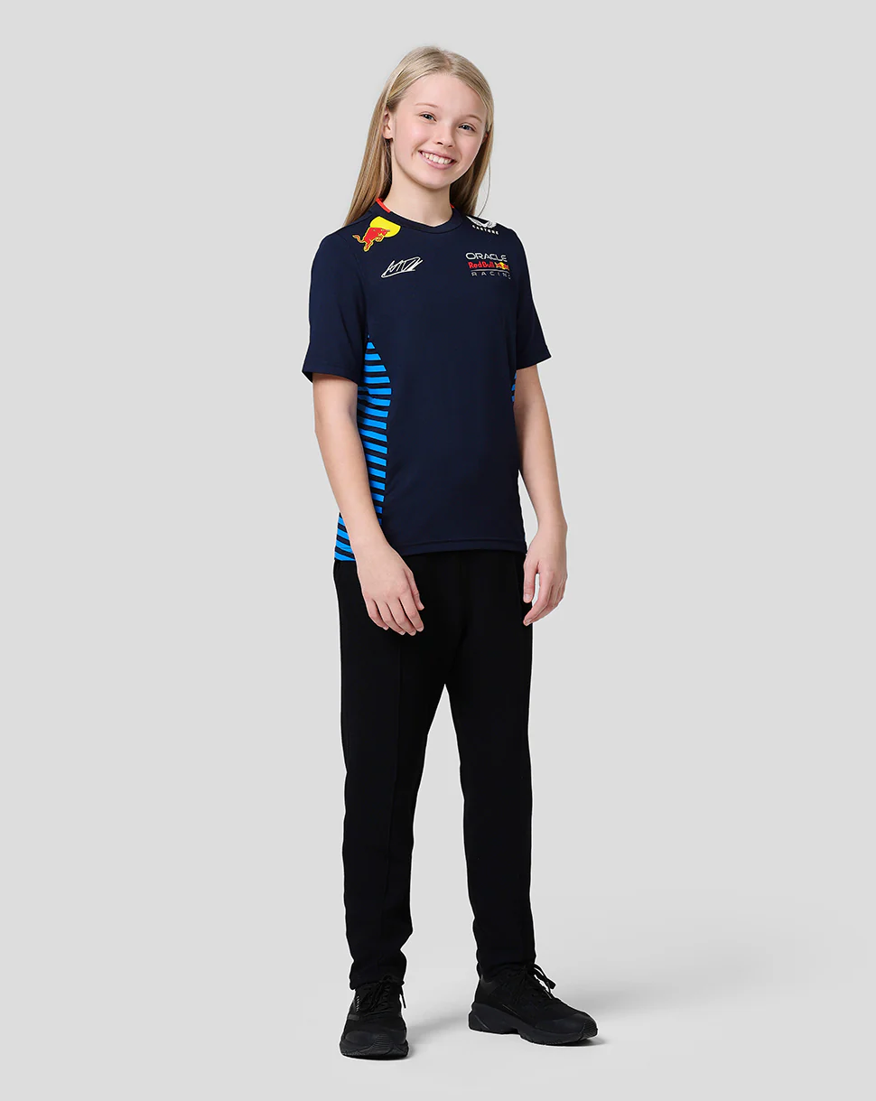 Oracle Red Bull Racing Junior Official Teamline Max Verstappen T-Shirt - Night Sky - Image 5