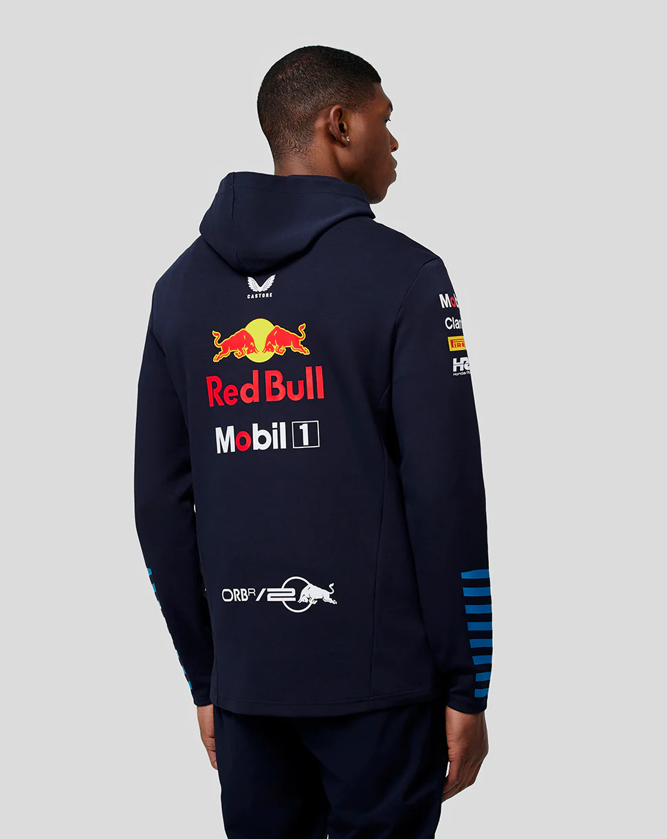 Oracle Red Bull Racing Men's Official Teamline Pullover Hoodie - Night Sky - Image 2
