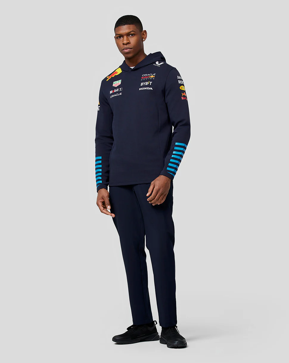 Oracle Red Bull Racing Men's Official Teamline Pullover Hoodie - Night Sky - Image 3