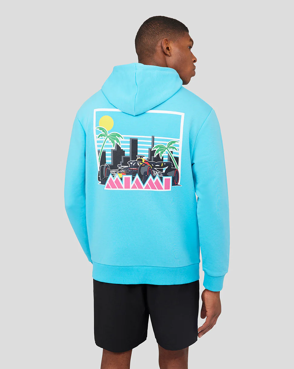 ORACLE RED BULL RACING UNISEX MIAMI OVERHEAD HOODIE - BLUE