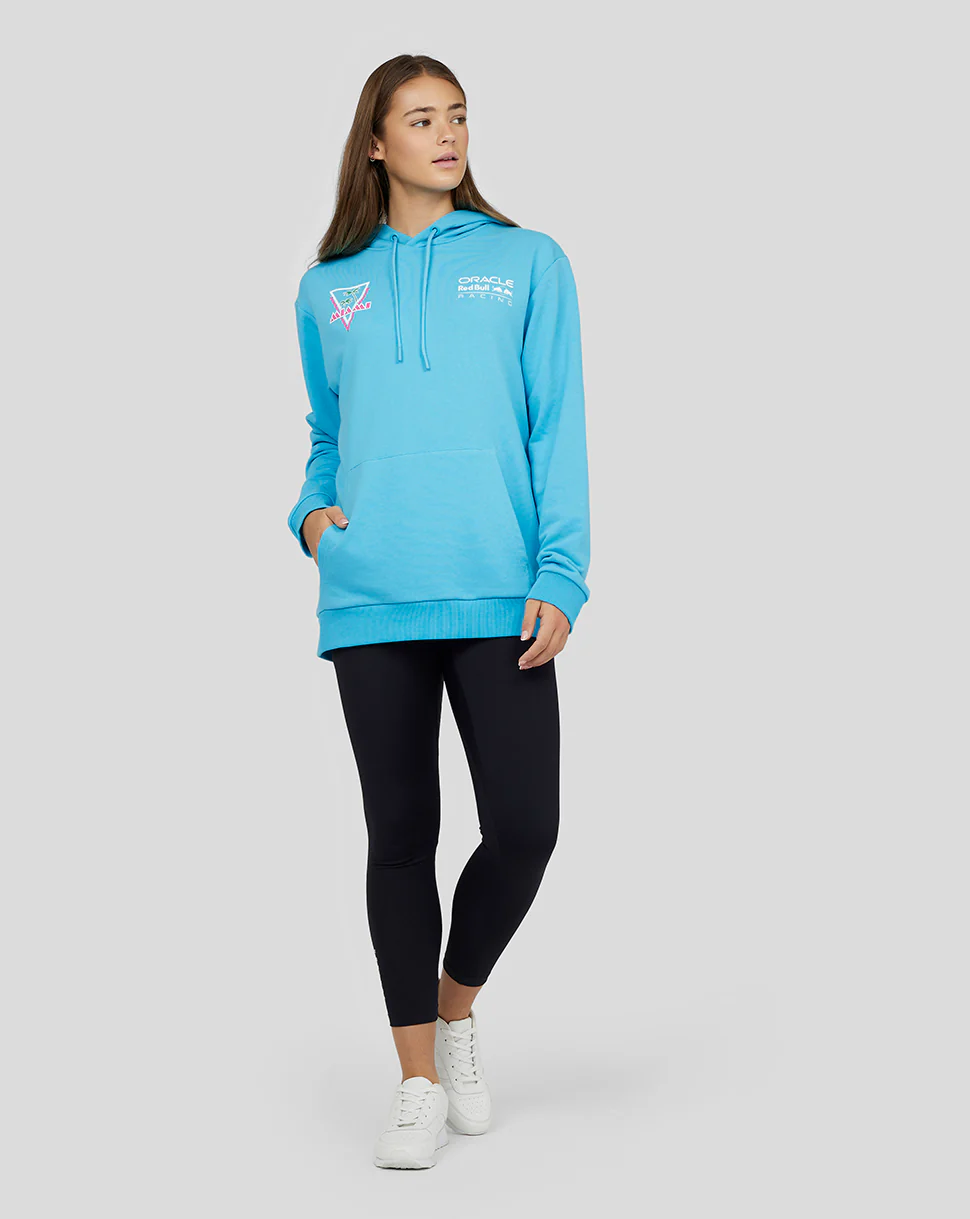 ORACLE RED BULL RACING UNISEX MIAMI OVERHEAD HOODIE - BLUE - Image 6