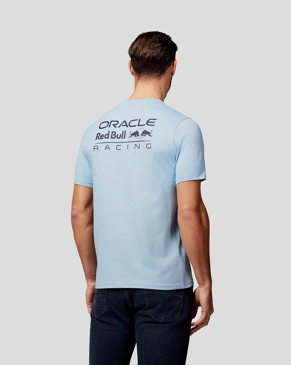 Oracle Red Bull Racing Unisex Core Tee - Dream Blue - Image 3