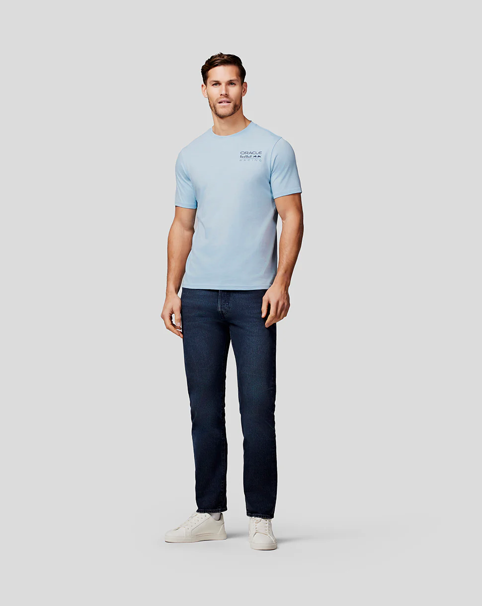 Oracle Red Bull Racing Unisex Core Tee - Dream Blue - Image 5