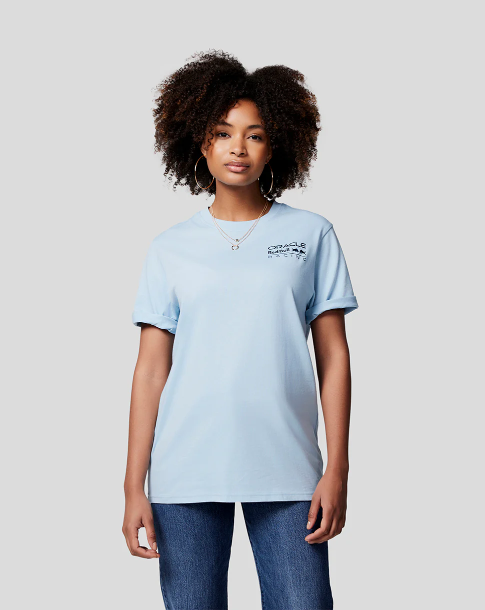 Oracle Red Bull Racing Unisex Core Tee - Dream Blue - Image 9
