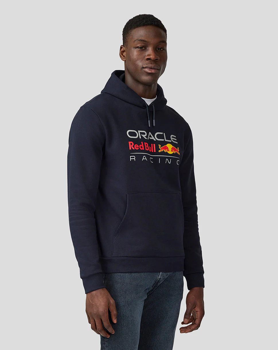 Oracle Red Bull Racing Unisex Large Front Logo Hoodie - Night Sky - Image 4