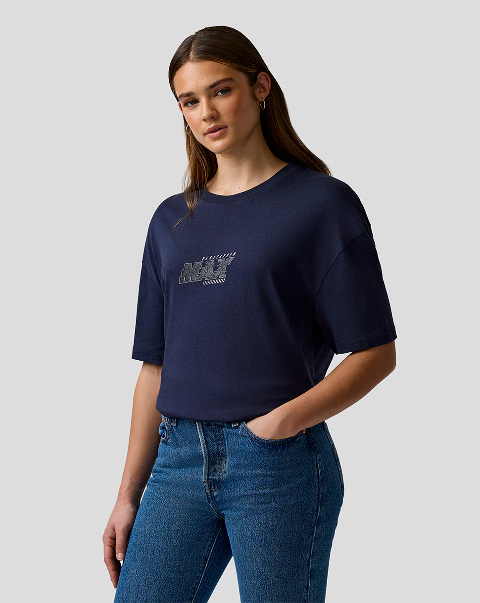 Oracle Red Bull Racing Unisex Max Verstappen "Max" Logo T-Shirt - Night Sky - Image 2