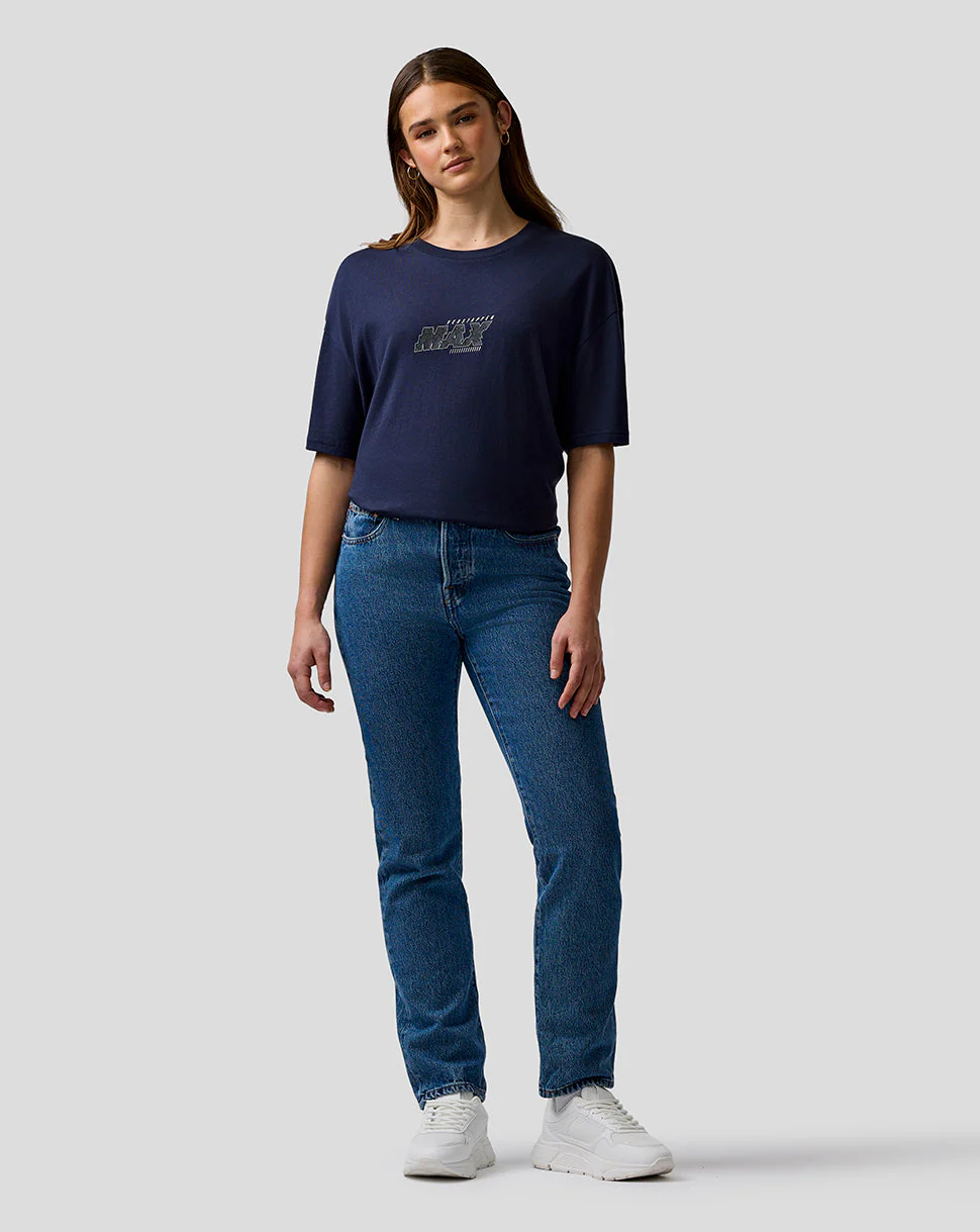 Oracle Red Bull Racing Unisex Max Verstappen "Max" Logo T-Shirt - Night Sky - Image 6
