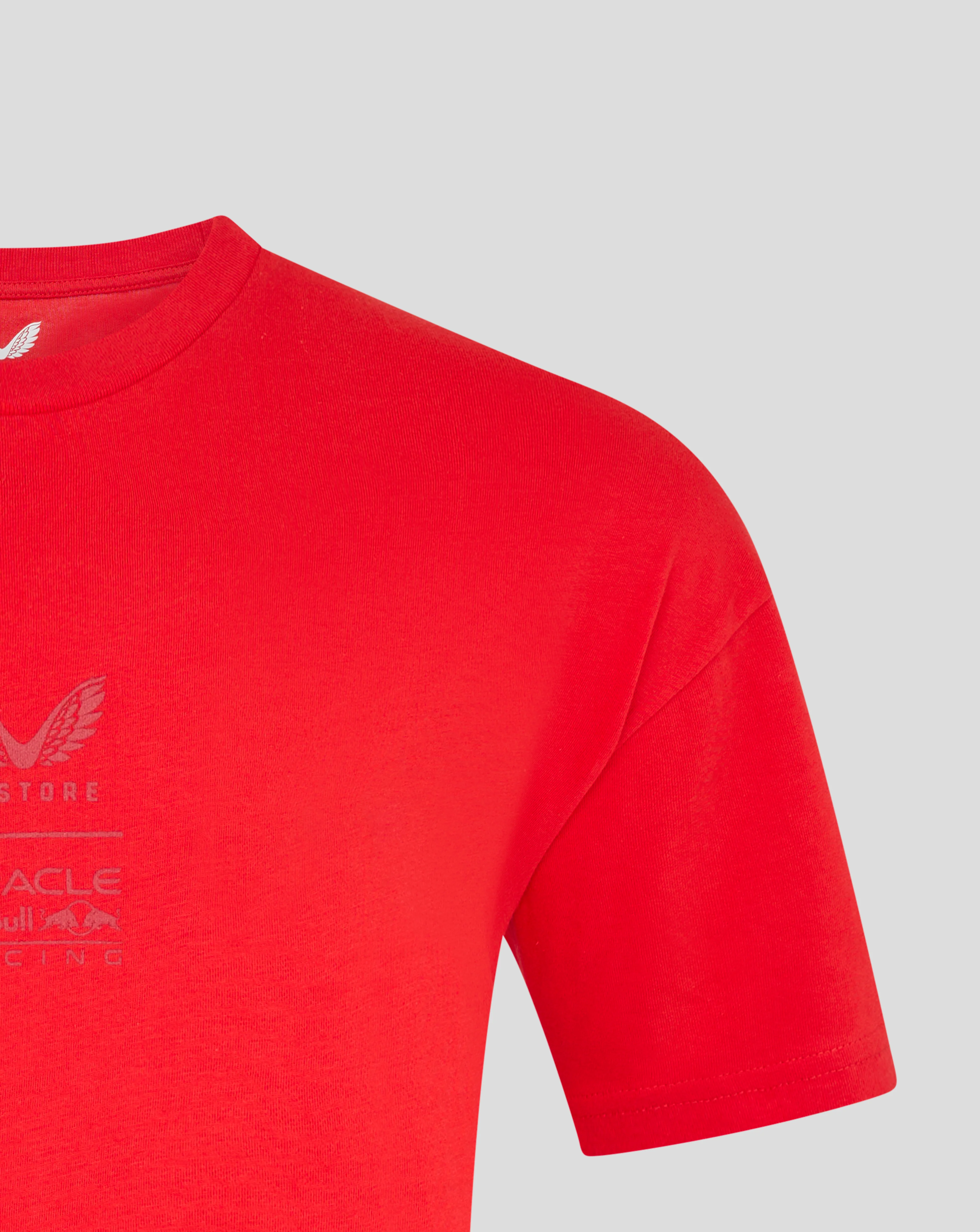 Oracle Red Bull Racing Unisex Oversized T-Shirt - Flame Scarlet - Image 4