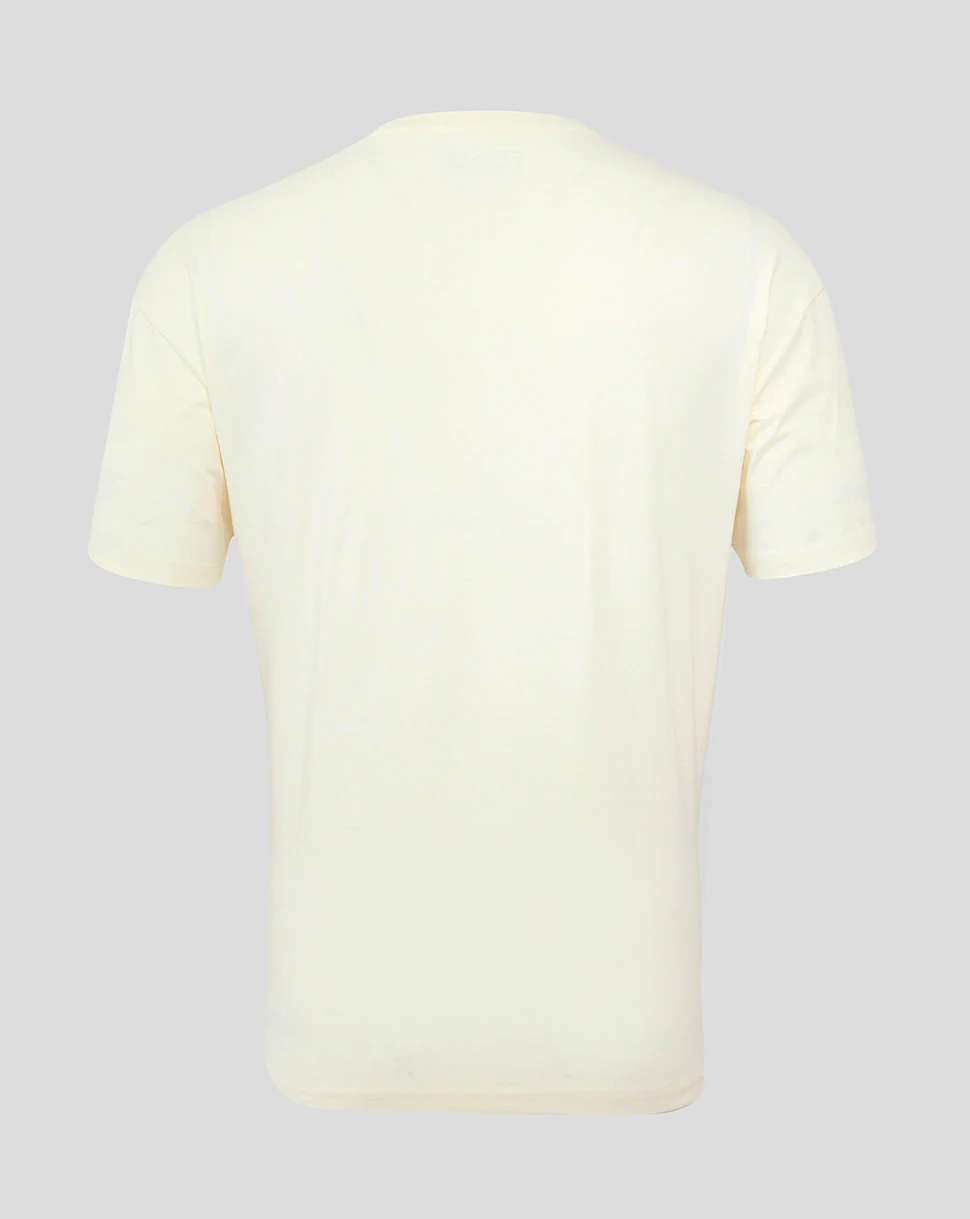 Oracle Red Bull Racing Unisex Heritage Script T-Shirt - Egret - Image 2