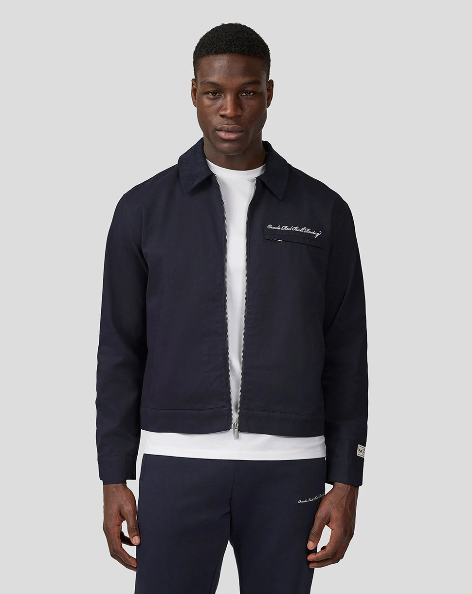 Oracle Red Bull Racing Unisex Script Work Jacket - Night Sky - Image 2