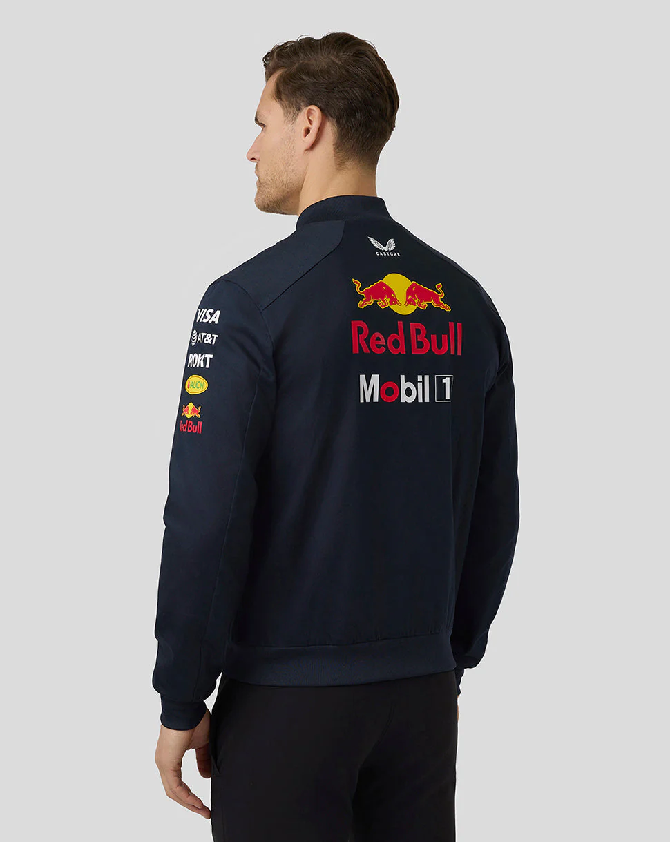 Oracle Red Bull Racing Unisex Teamline Bomber Jacket - Night Sky - Image 2
