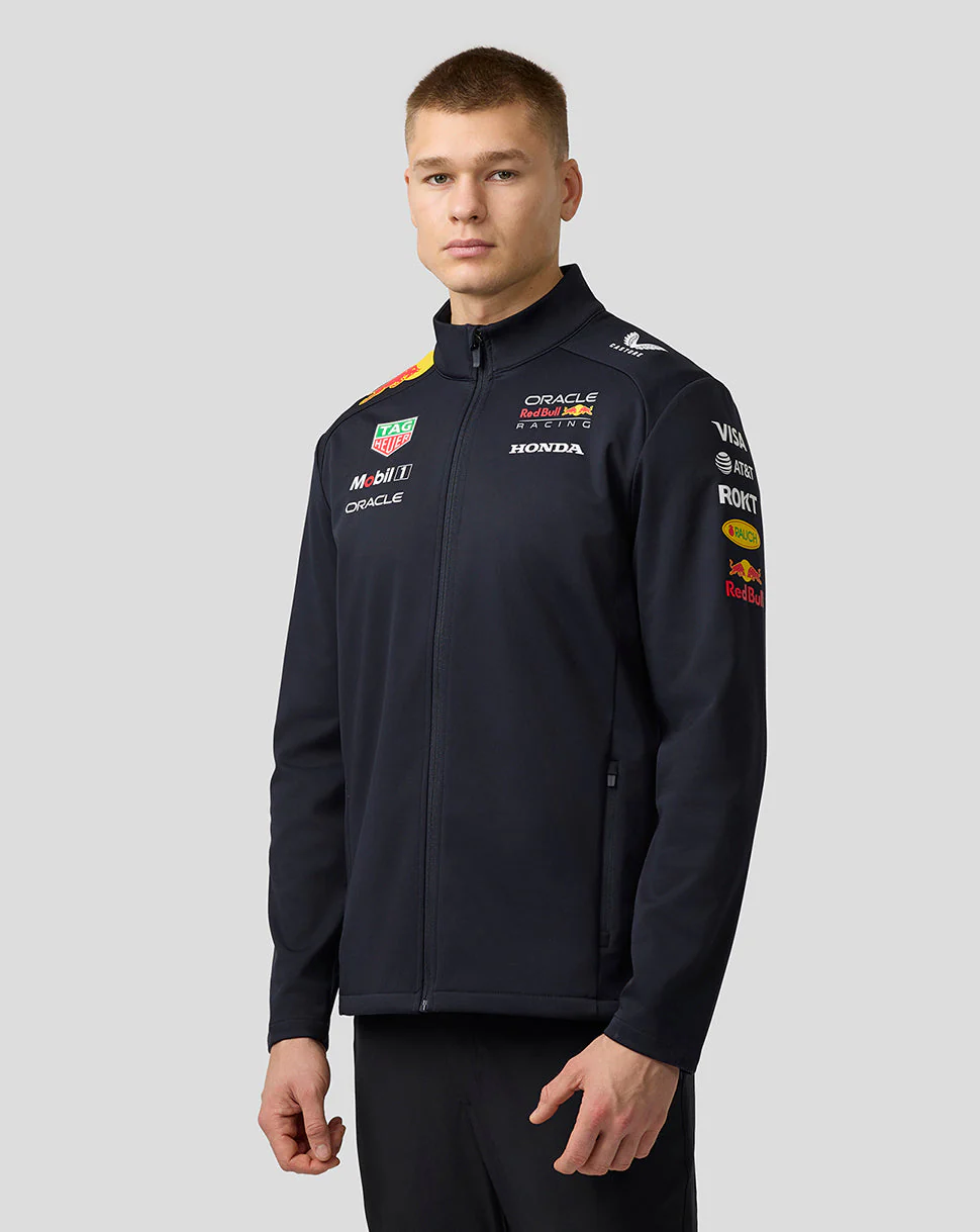 Oracle Red Bull Racing Unisex Teamline Soft Shell Jacket - Night Sky - Image 2