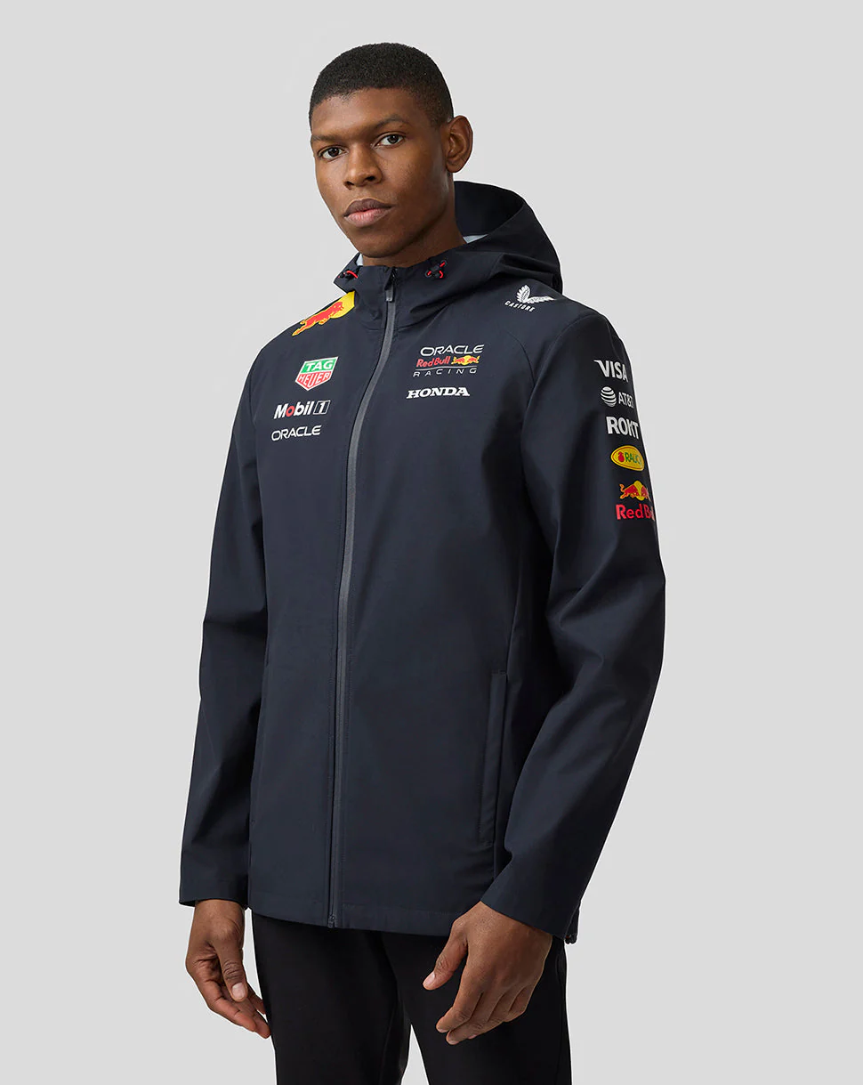 Oracle Red Bull Racing Unisex Teamline Water Resistant Jacket - Night Sky - Image 2